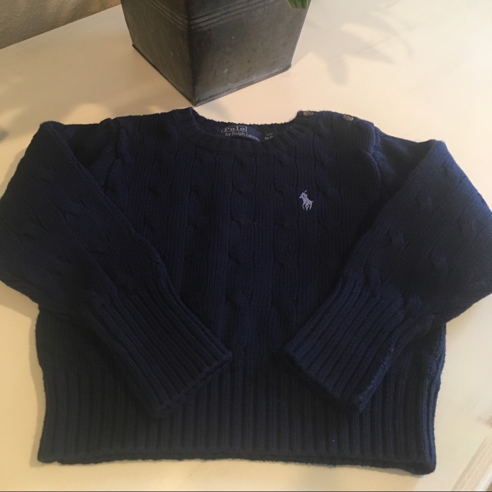 Polo boy sweater